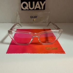 Quay Blue Lens Glasses